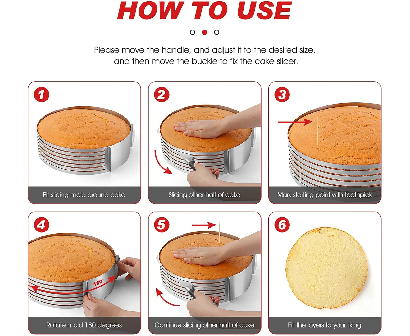 Cake Layered Device (16-20cm) | Confectioner's Favourite Pty Ltd